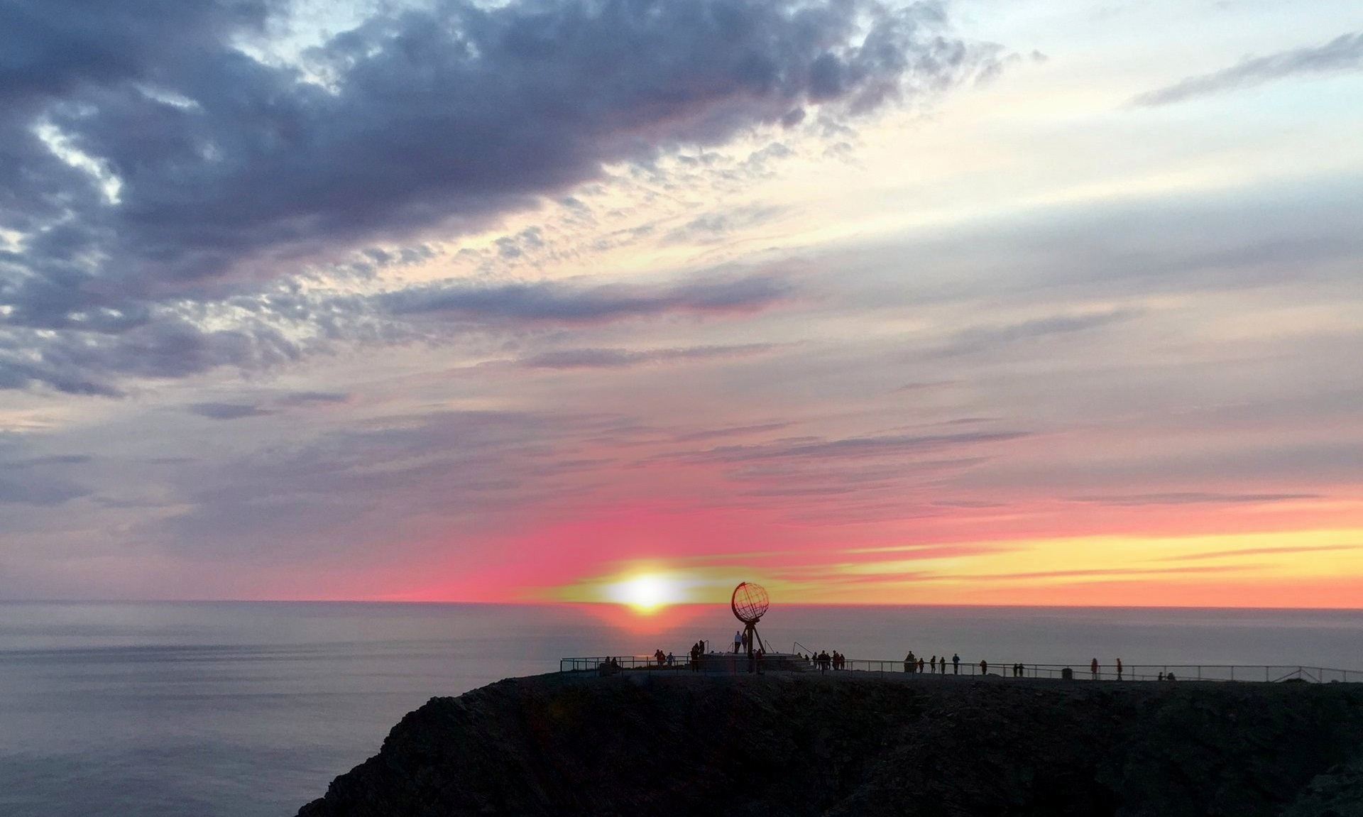 The North Cape at midnight